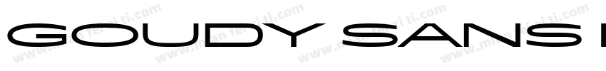 Goudy Sans Itc T OT字体转换